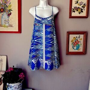 Oversized, shifty mini dress